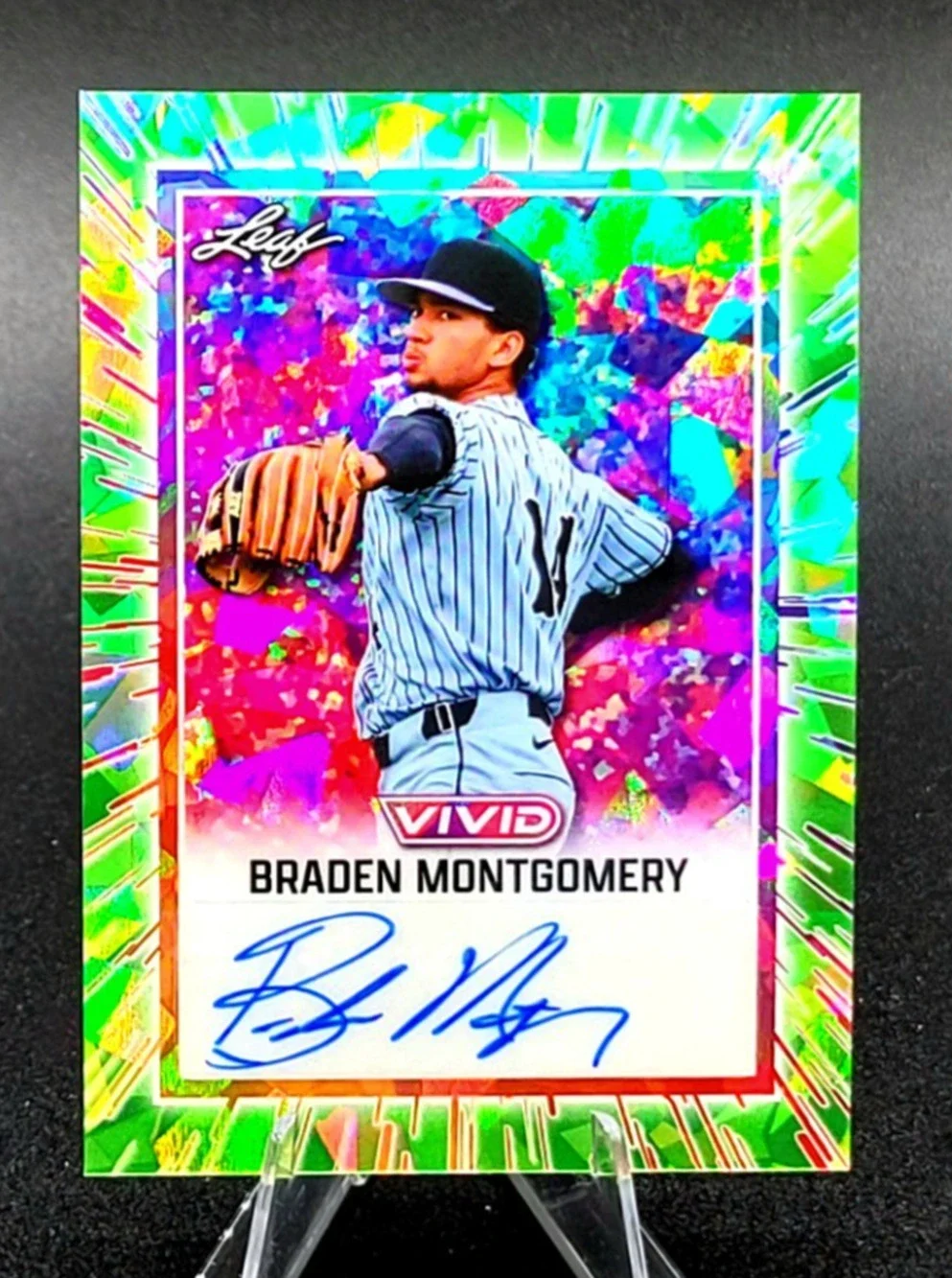 2025 Braden Montgomery 1/8 Bursting Talent Auto Chicago White Sox Top Prospect
